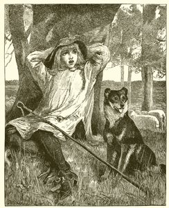 The Shepherd Boy by English School