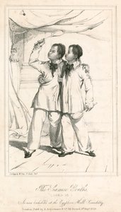 The Siamese Youths (Aged 18), a New Exhibit at the Egyptian Hall, Piccadilly