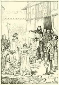 The Six Men of Calais by English School