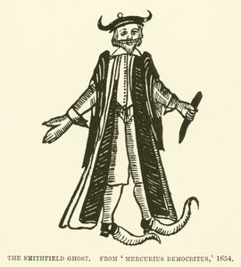 The Smithfield Ghost, from Mercurius Democritus by English School