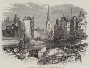 The South-Eastern Railway Works on Dowgate-Hill