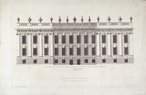 The South Front of Chatsworth, illustration from 