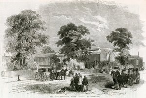 The South Kensington Museum - Brompton Boilers by English School