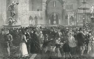The South Kensington Museum on Whit Monday by English School