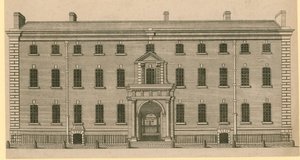 The South Sea House in Threadneedle Street, London by English School