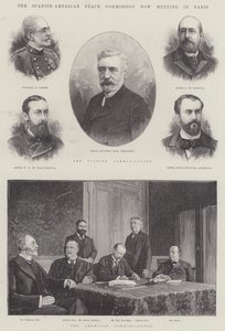 The Spanish American Peace Commission now Meeting in Paris by English School