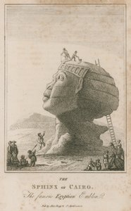 The Sphinx of Cairo, the famous Egyptian emblem
