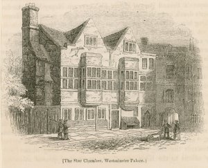 The Star Chamber, Westminster Palace, London by English School