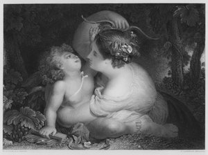 The Stolen Bow, from the picture in the Vernon Gallery by English School