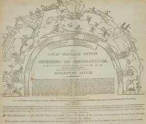 The Storming of Seringapatam, panorama at the Lyceum, Strand, London