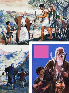 The Story of Abraham by English School