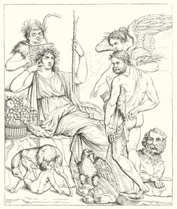 The Story of Hercules and Telephus by English School