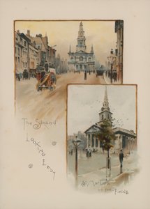 The Strand Looking East, St Martin in the Fields