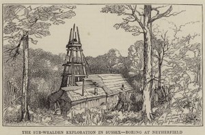 The Sub-Wealden Exploration in Sussex, Boring at Netherfield by English School