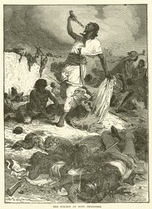 The Suicide of King Theodore by English School