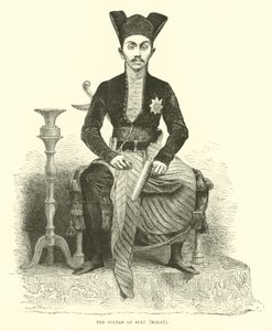 The Sultan of Sulu, Malay by English School
