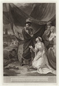 The Surrender of Calais by English School