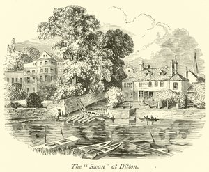 The Swan at Ditton by English School