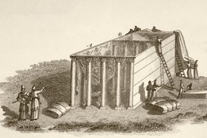 The Tabernacle in the Wilderness Uncovered by English School