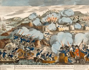The Taking of the French Island of Martinique in the French West Indies on February 24th, 1809 by English School