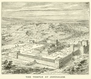 The Temple at Jerusalem by English School