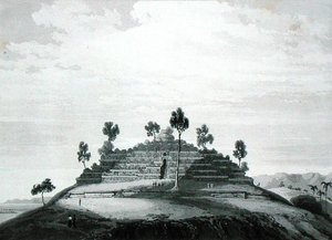 The Temple of Boro Bodo in the district of Boro in Kedu, from 