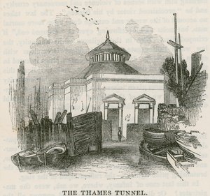 The Thames Tunnel by English School