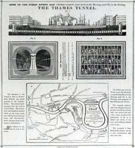 The Thames Tunnel by English School