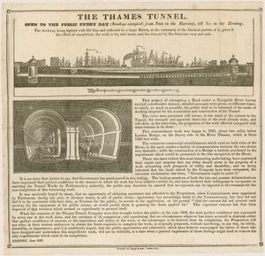 The Thames Tunnel, Open to the Public Every Day by English School