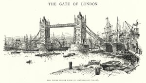 The Tower Bridge from St Katharine