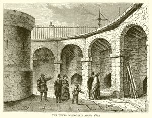 The Tower Menagerie About 1820 by English School