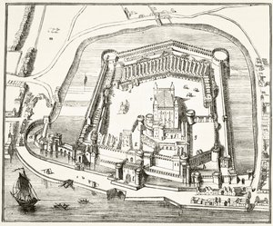 The Tower of London in the 15th century, from 