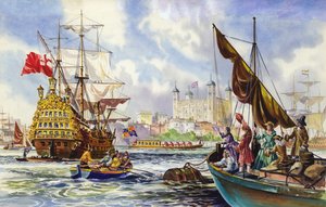 The Tower of London in the late 17th century by English School