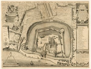 The Tower of London Surveyed in 1597 by English School