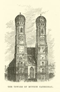 The Towers of Munich Cathedral by English School