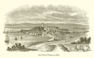 The Town of Dundee, in 1650 by English School