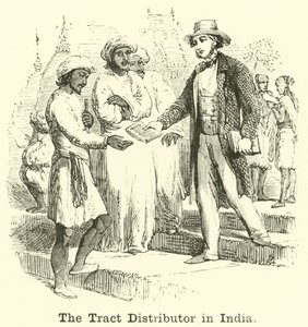 The Tract Distributor in India by English School