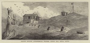 The Transit of Venus, Sketches at Kerguelen Island by English School