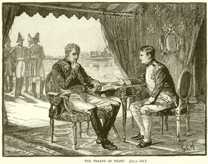 The Treaty of Tilsit by English School