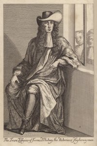 The True Effigies of Fames Whitney, the notorious Highwayman by English School