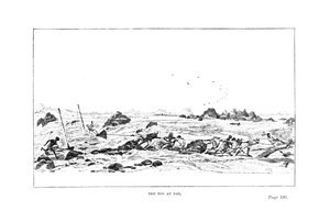 The Tug at Dal, from The Campaign of the Cataracts by General William Francis Butler, published 1887