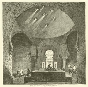 The Turkish Bath, Jermyn Street by English School