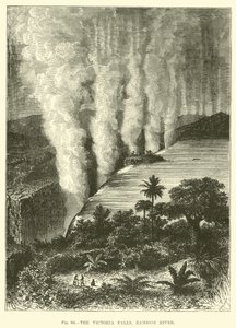 The Victoria Falls, Zambesi River by English School
