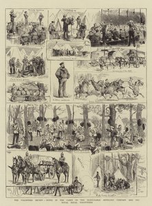 The Volunteer Review, Notes in the Camps of the Honourable Artillery Company and the Royal Naval Volunteers by English School