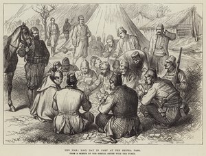 The War, Mail Day in Camp at the Shipka Pass
