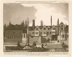 The Water Front of the Buildings on the eastern side of New Palace Yard by English School