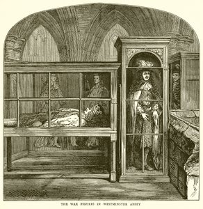 The Wax Figures in Westminster Abbey by English School