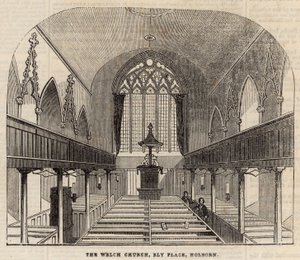 The Welsh Church, Ely Place, Holborn by English School