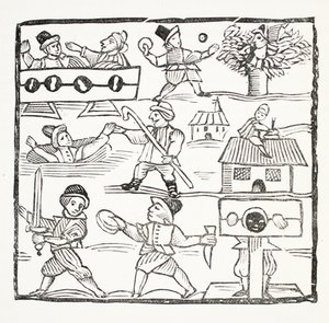 The Welch Traveller, or The Unfortunate Welchman by Humphrey Cornish (illustration) by English School