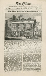 The White Hart Tavern, Bishopsgate Street by English School